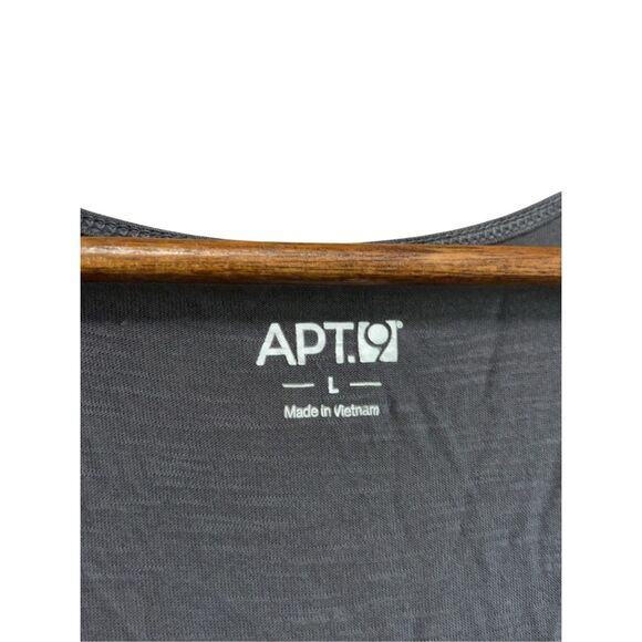 APT. 9 Tank‎ Top Sleeveless Rhinestone Embellished Casual Gray Large - Picture 3 of 6